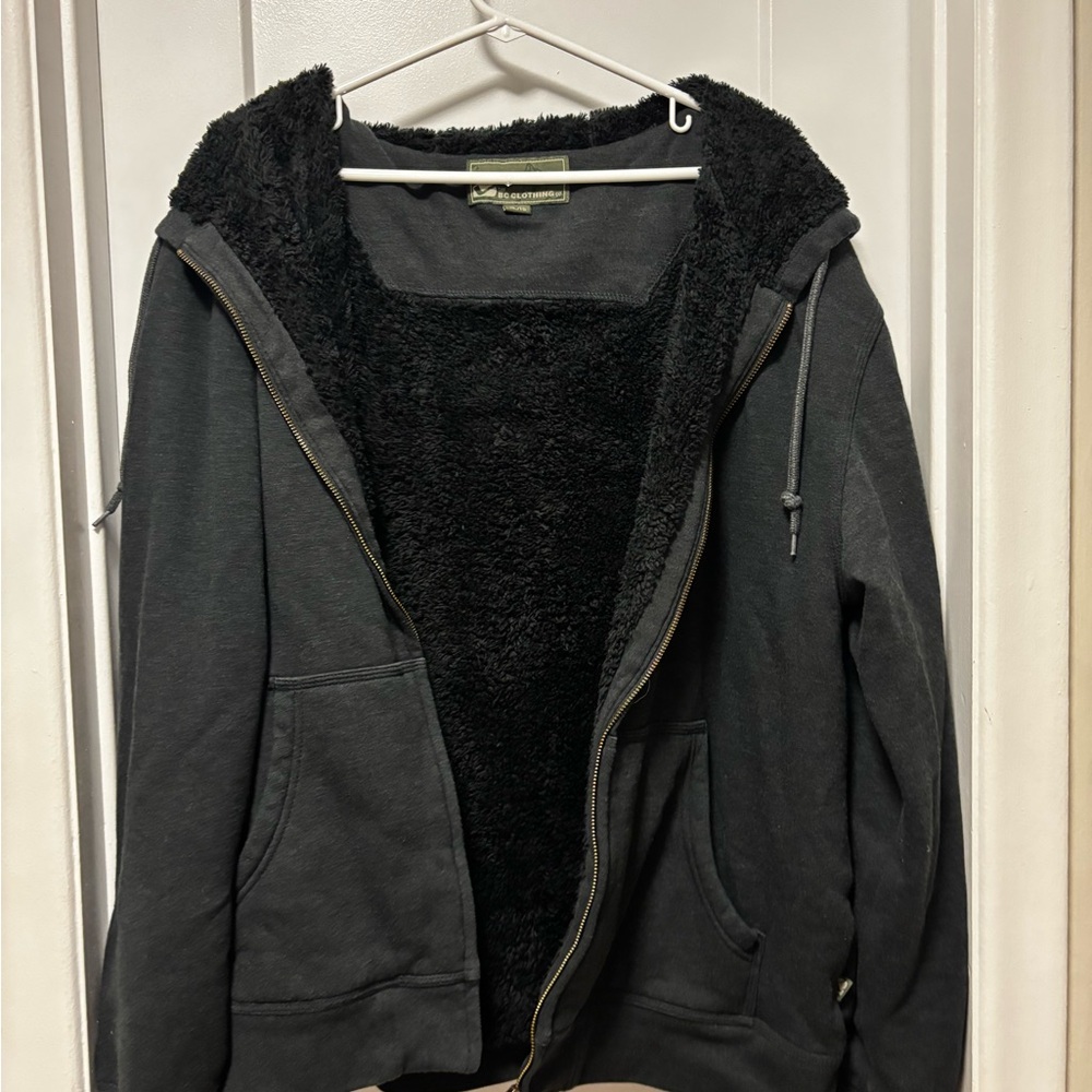 BC Clothing Black Teddy Jacket